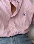 Ralph Lauren - Pink/White Striped Shirt