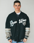 Raca Wear - Leather Varsity Jacket