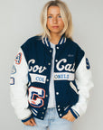 Cov Cat - Collegejacke aus Leder