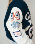 Cov Cat - Collegejacke aus Leder
