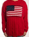 USA Flag - Sweatshirt (L)