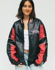 Adidas X Ohio State - Vintage Leather Varsity Jacket