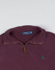 Ralph Lauren - Quarter Zip (L) Top