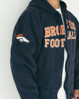 Broncos Football – Durchgehender Reißverschluss