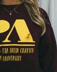 Zeta Theta Kapitel - Vintage - Sweatshirt