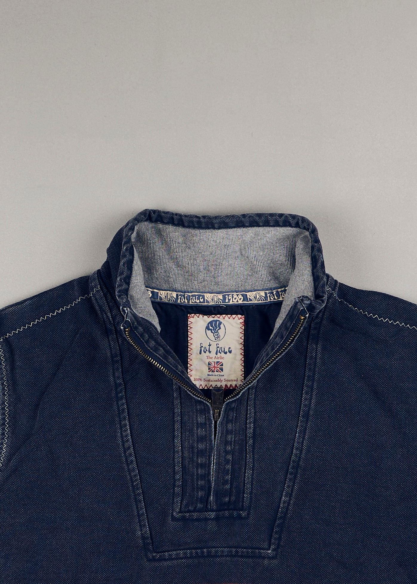 Fat Face - Quarter Zip (S)