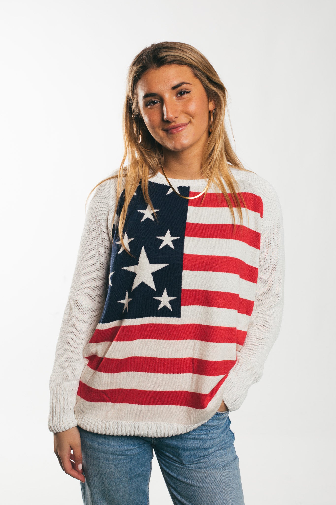 USA Flag - Sweatshirt (L)