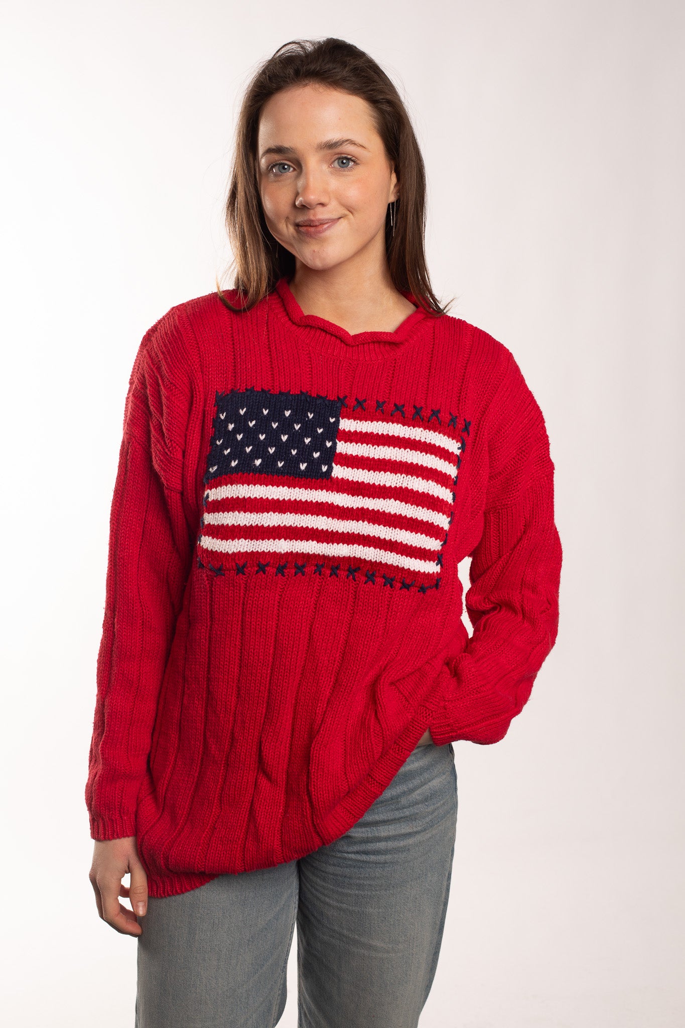 USA Flag - Sweatshirt (L)