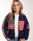 USA Flag - Full Zip (S)