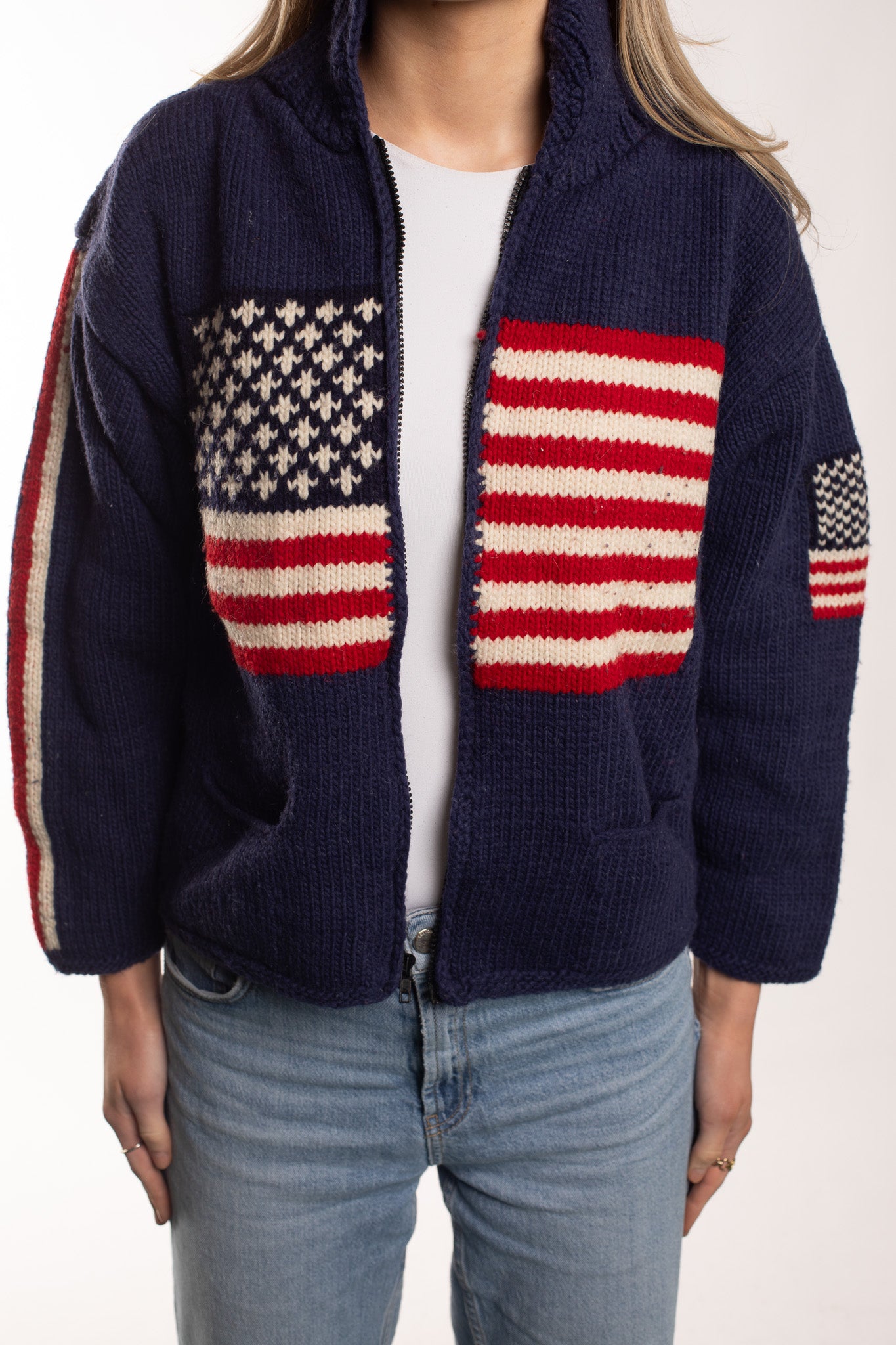 USA Flag - Full Zip (S)