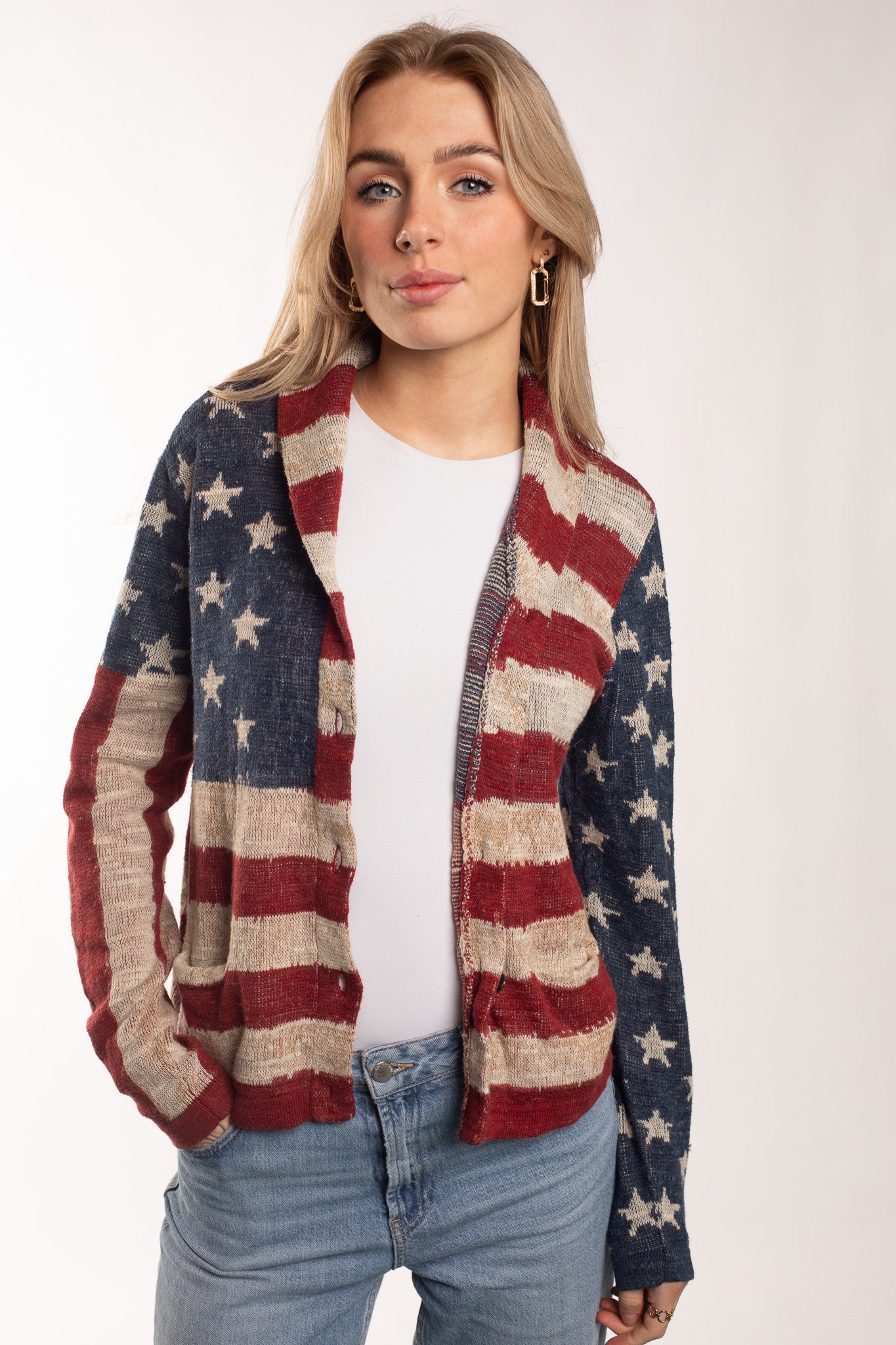 USA Flag - Full Zip (S)