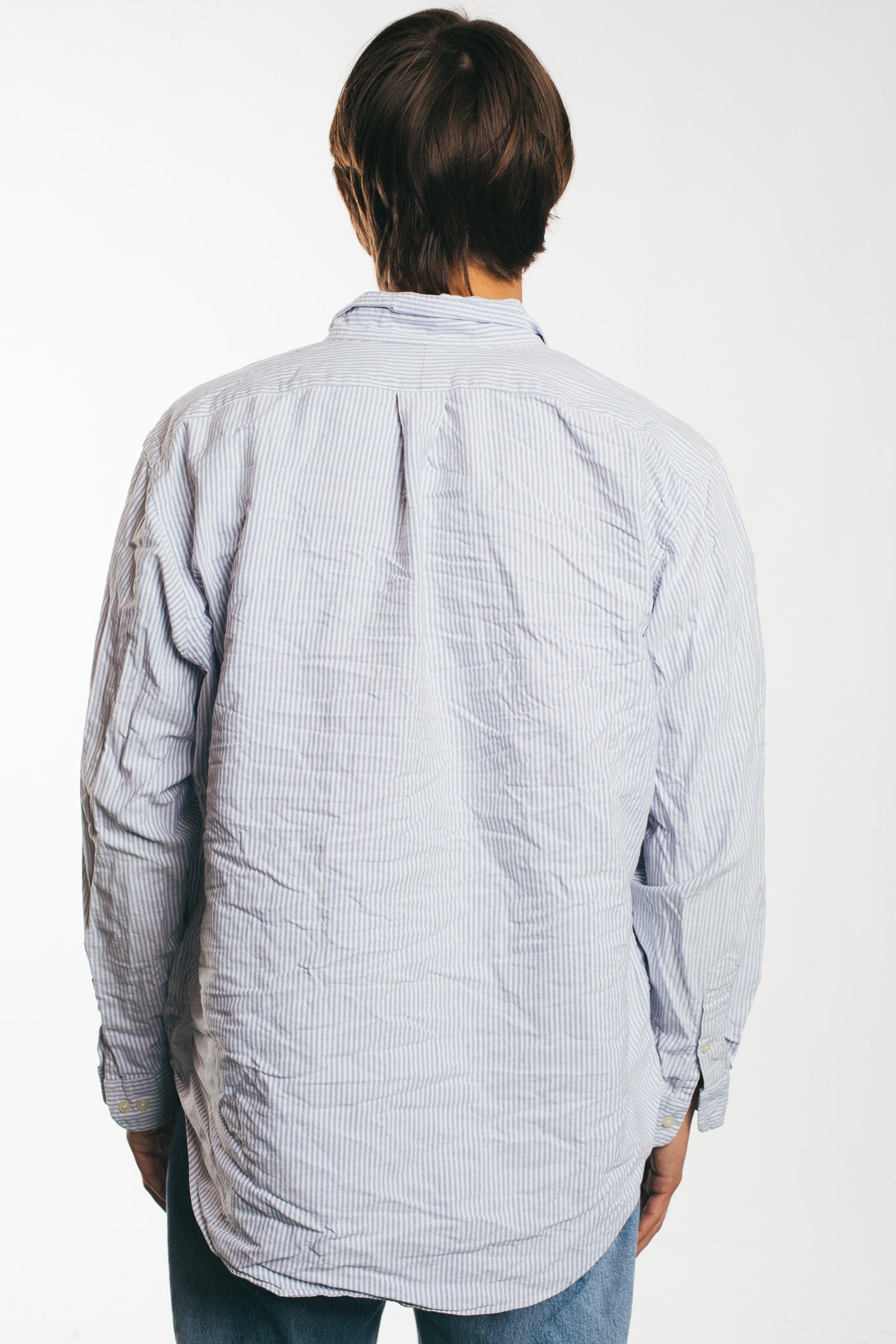 Ralph Lauren - Wit/Blauw Gestreept Shirt