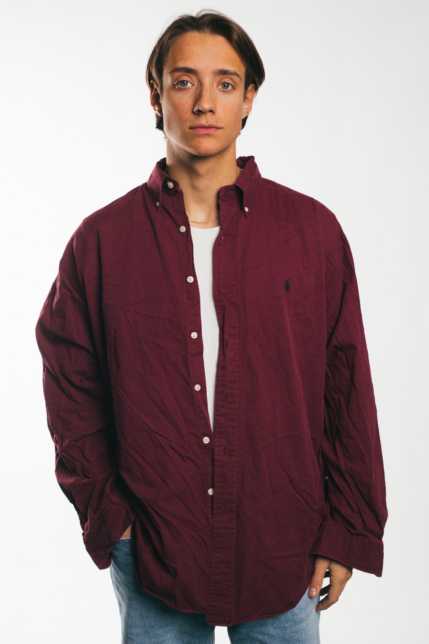 Ralph Lauren - Bordeaux Shirt L