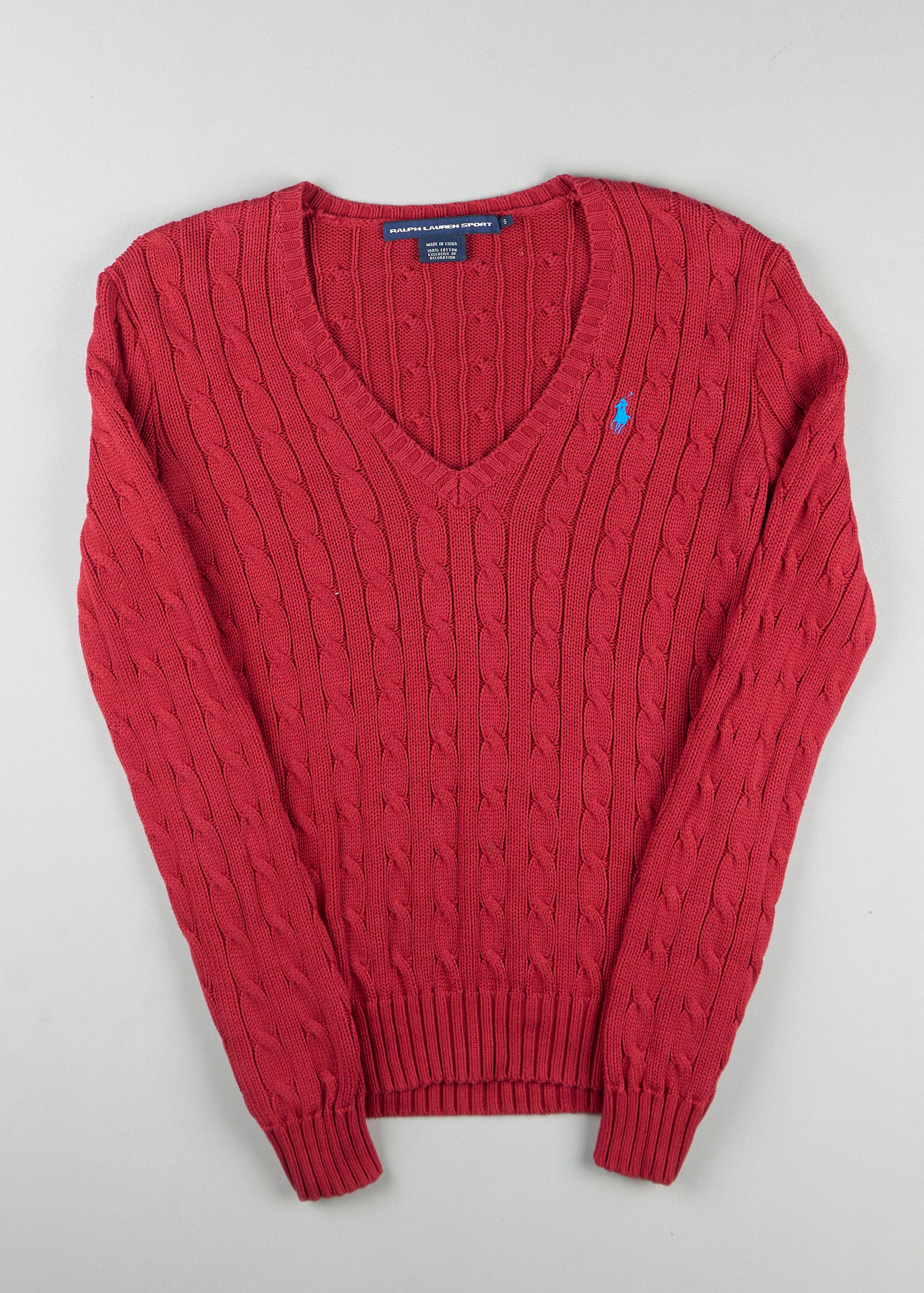 Ralph Lauren - Cable Sweater Rood