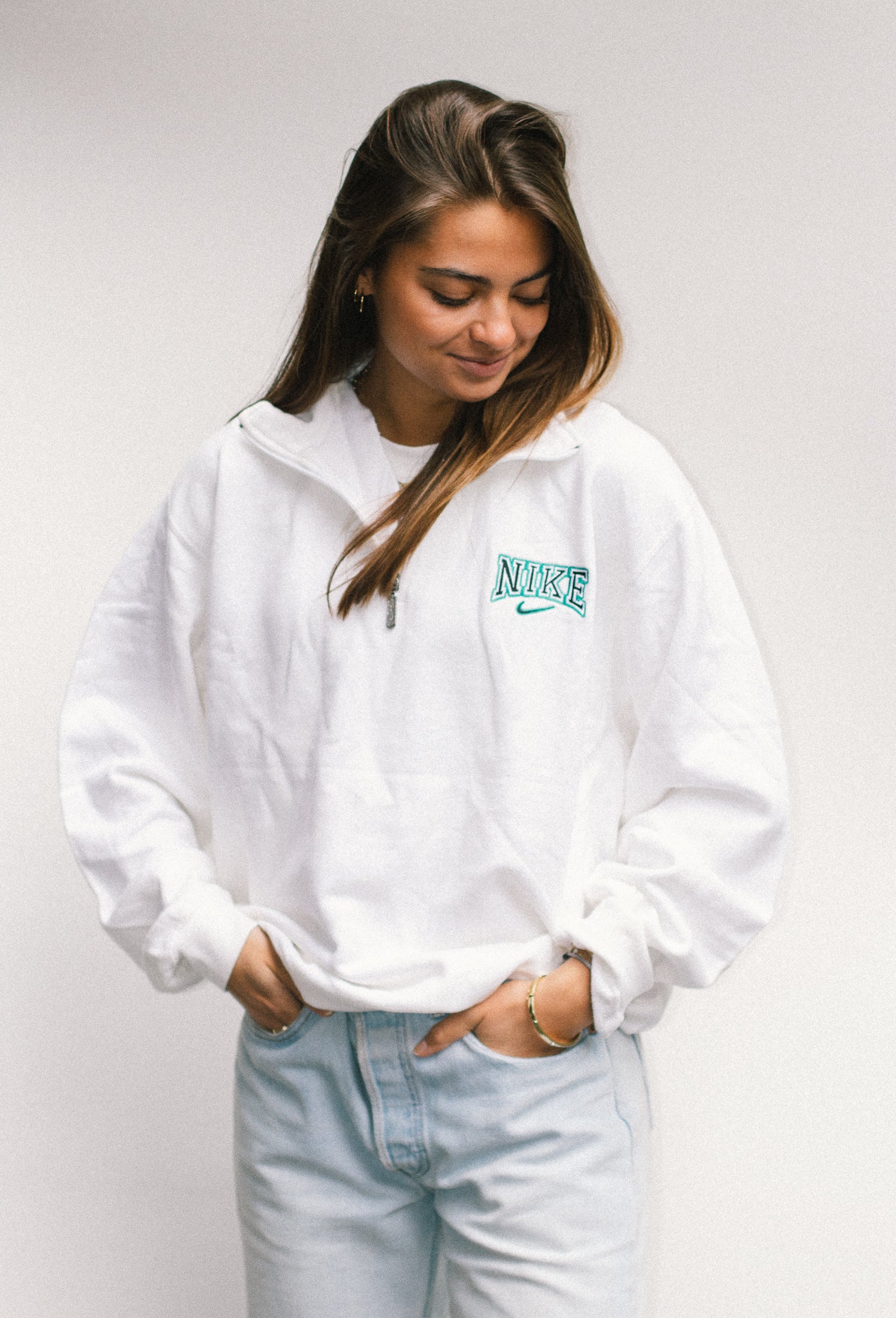 Nike - zipper - Swoosh Logo