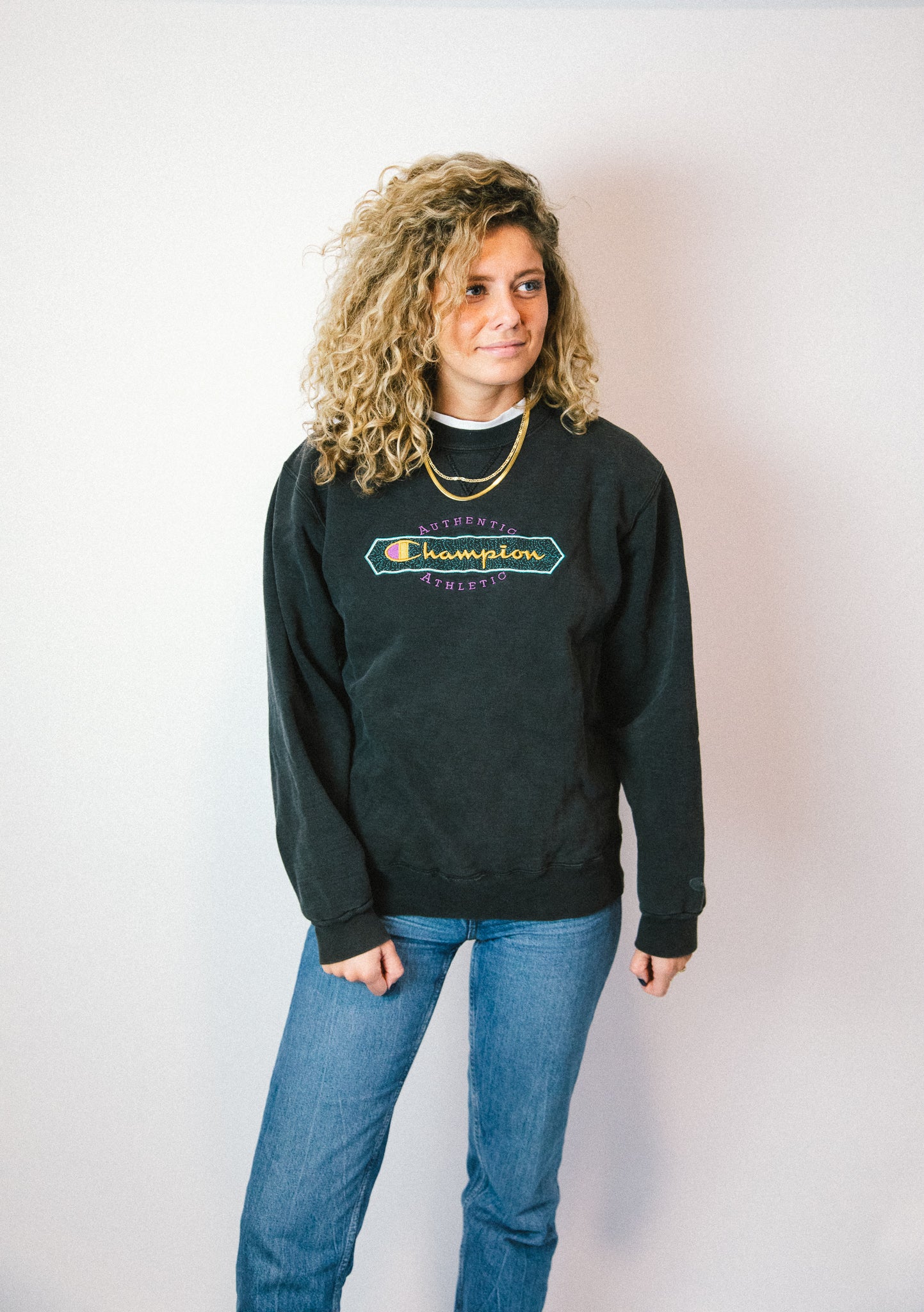 Champion - Vintage Spell Out Sweater