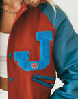 J Soccer Vintage Varsity Jacket