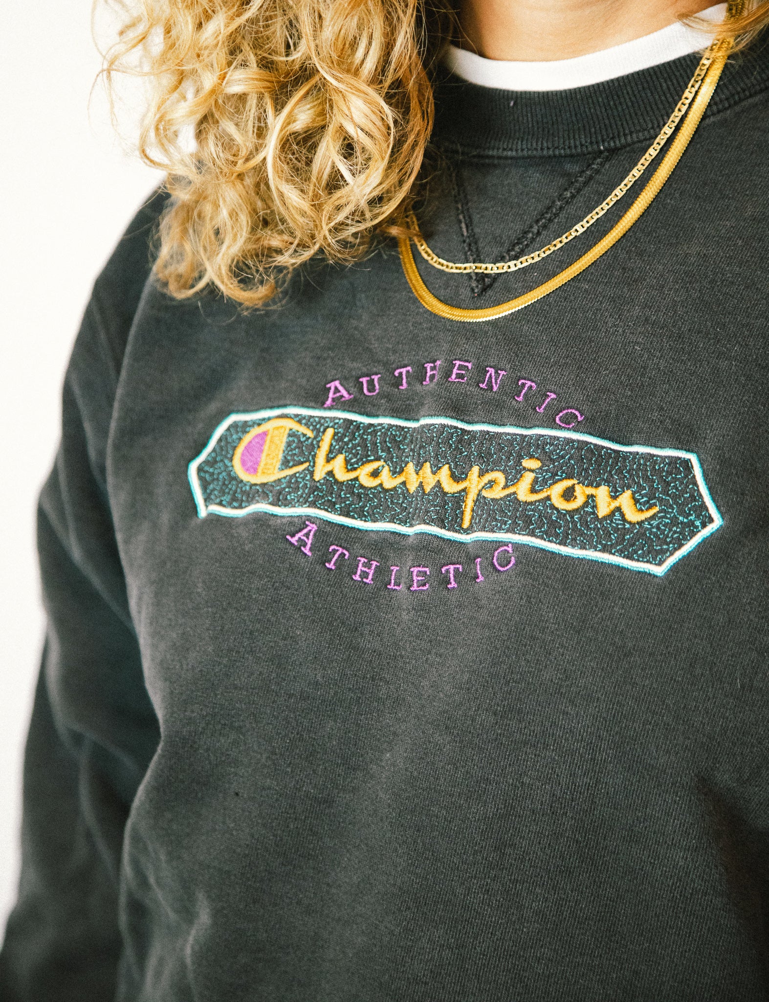 Champion - Vintage Spell Out Sweater
