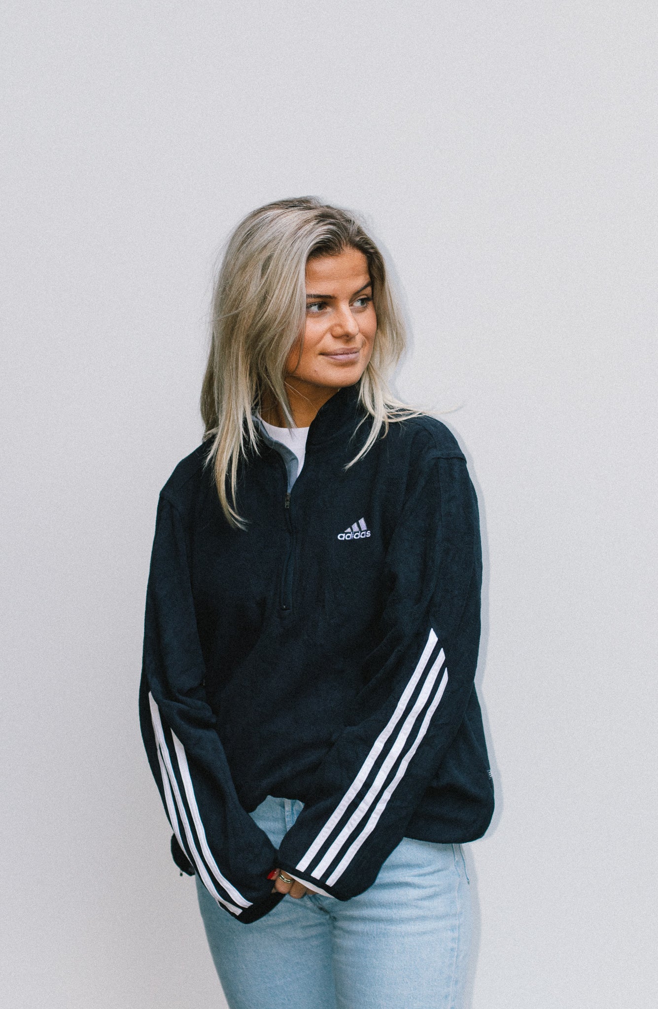 Adidas - Logo - Zipper