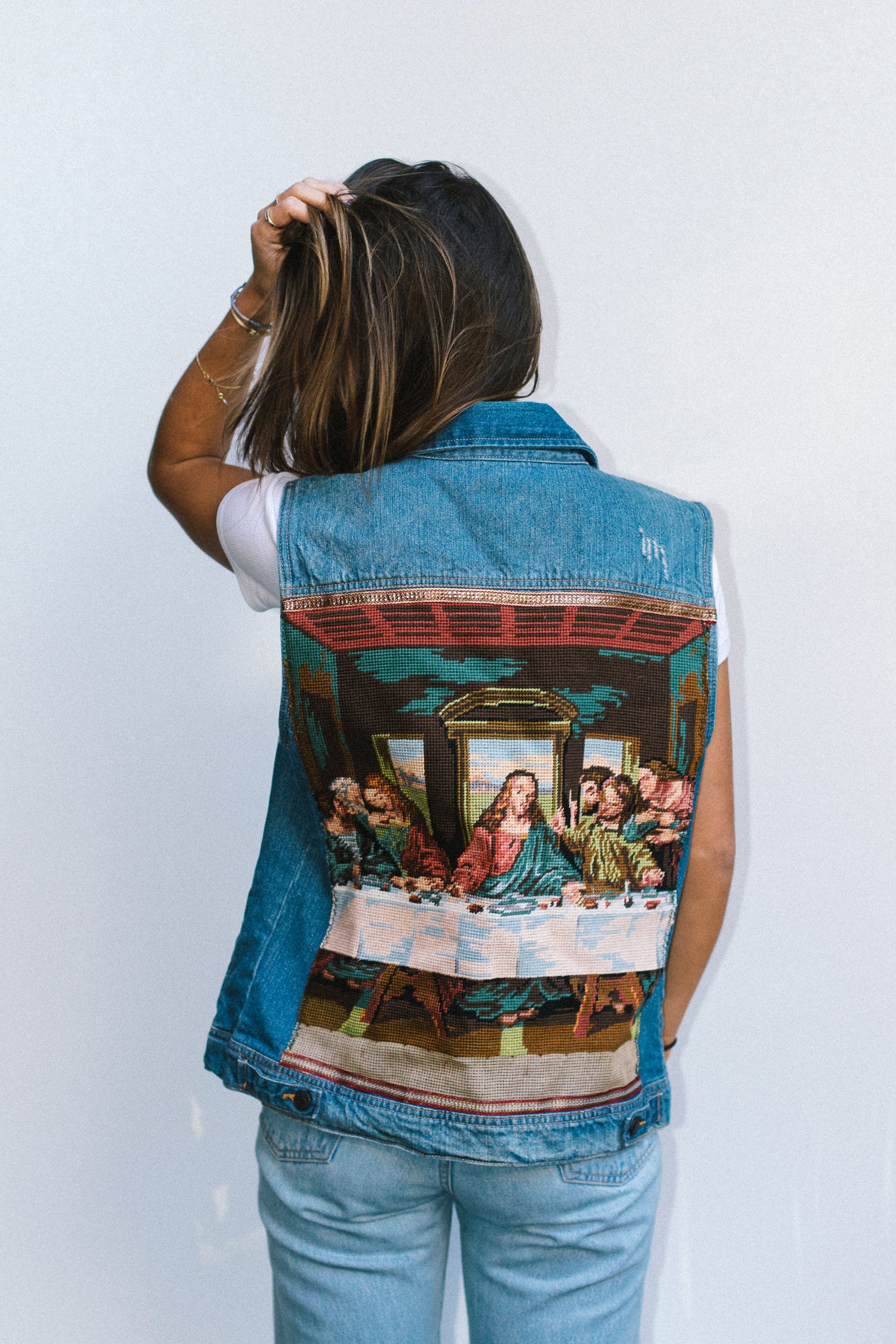 Handmade Vintage Denim &quot;ART&#39;&#39;