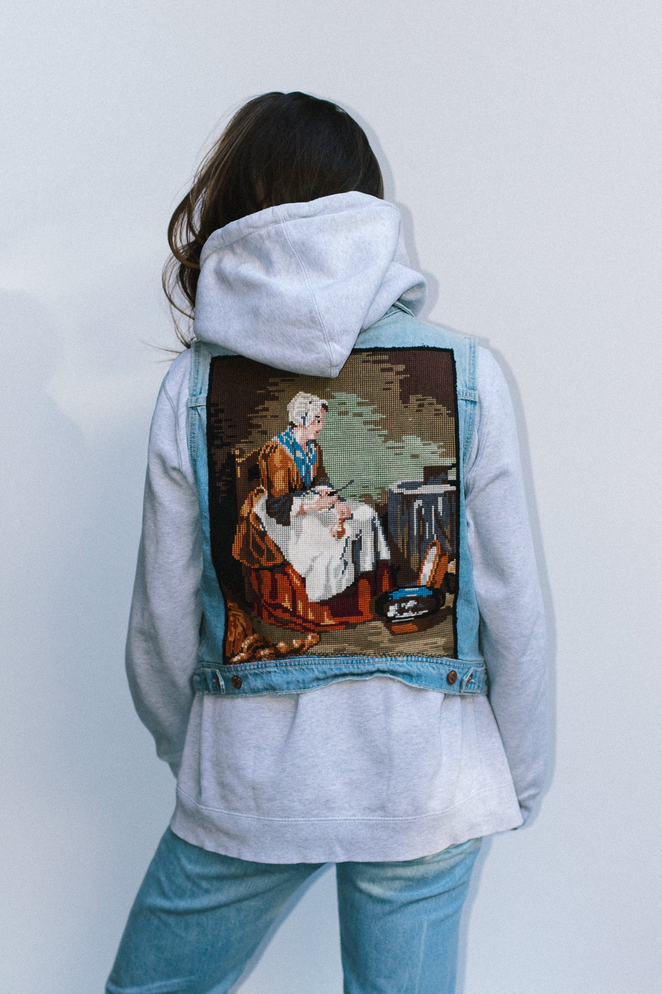 Handmade Vintage Denim &quot;ART&#39;&#39;