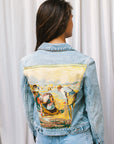 Denim Jacket Handmade Art